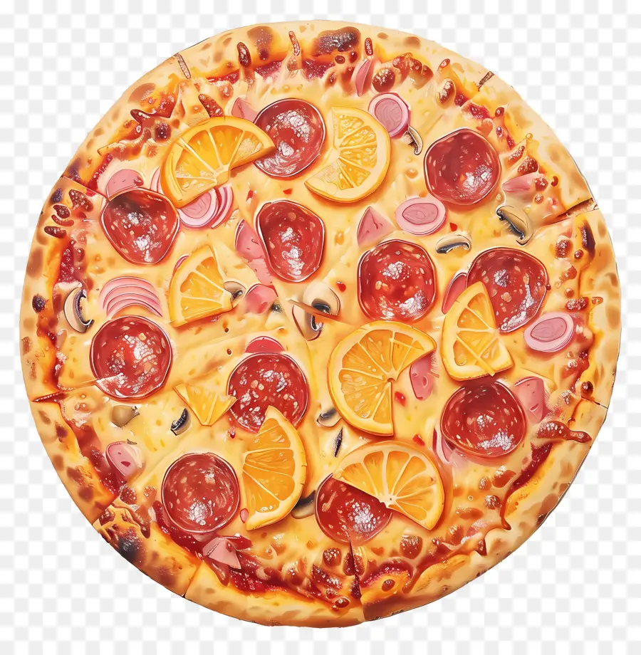 Pizza Havaiana，Pizza PNG