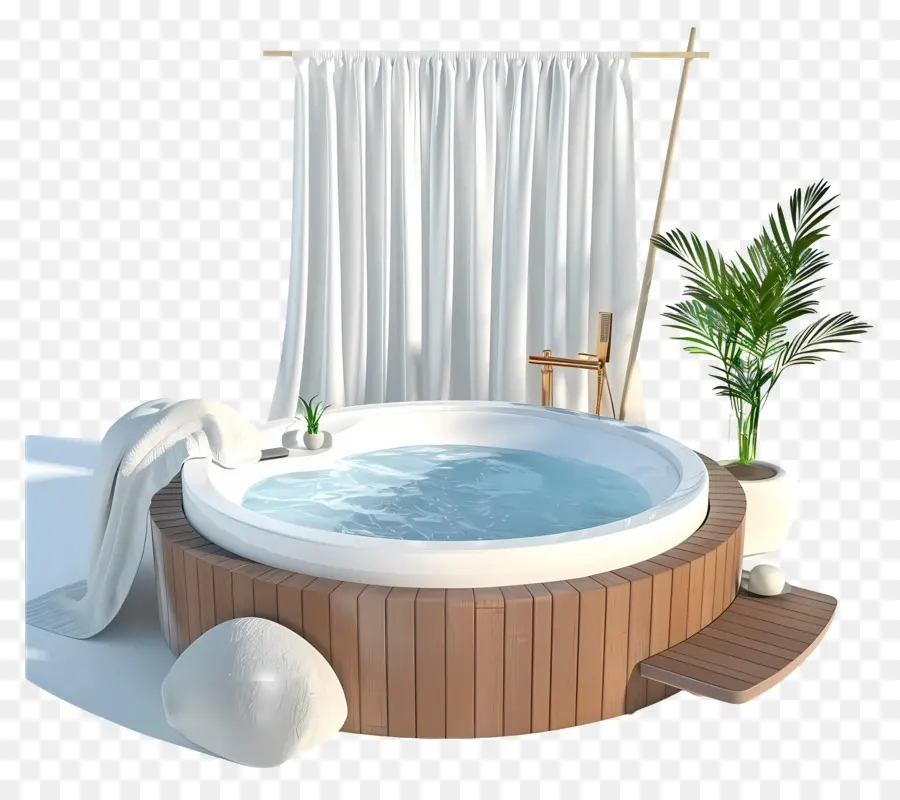 Banheira De Hidromassagem，Spa PNG