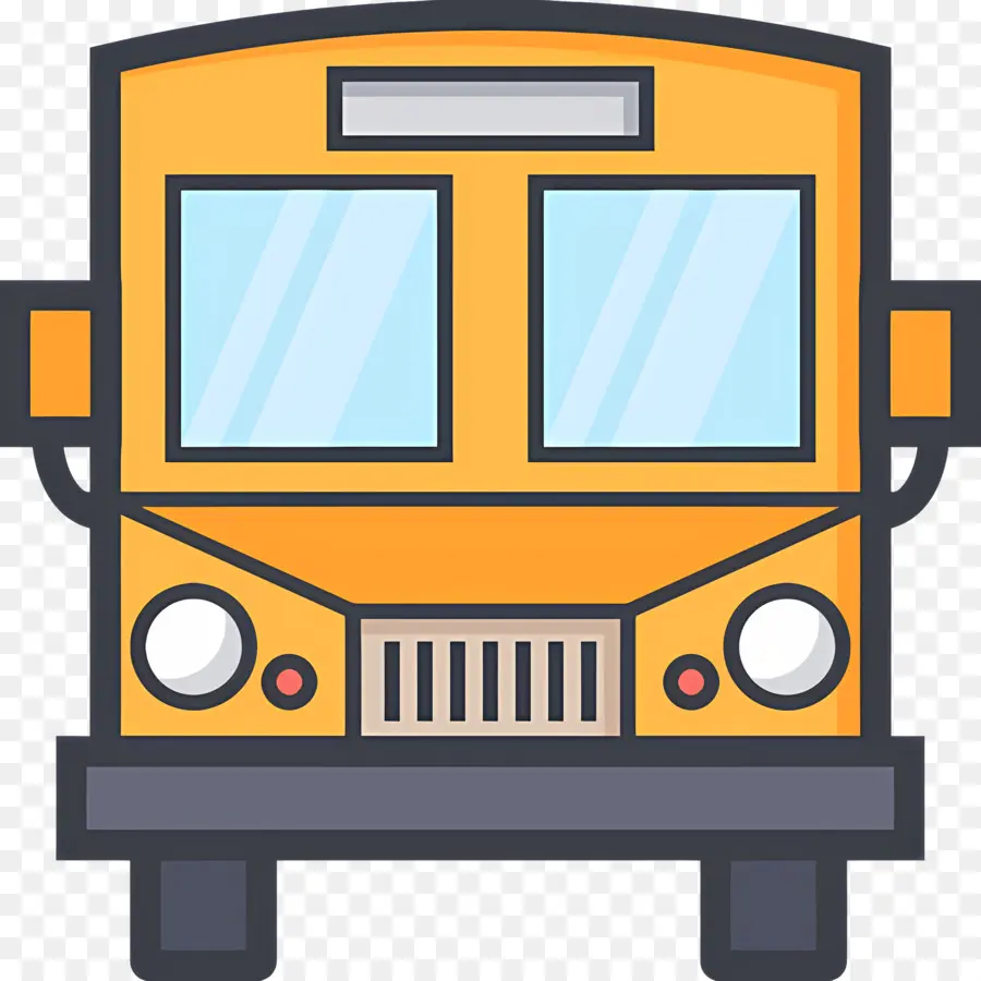 ônibus Escolar，Ônibus Escolar Amarelo PNG