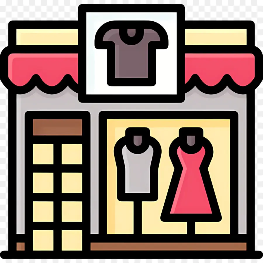 Compras De Roupas，Loja De Roupas PNG