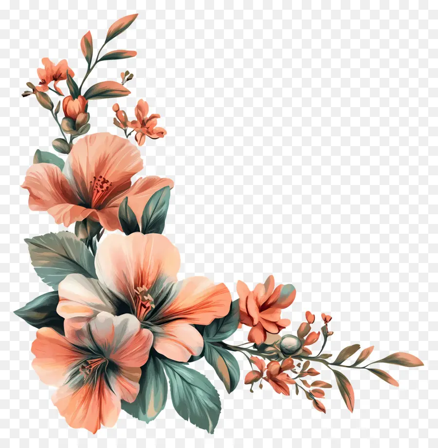 Canto Floral，Arranjo Floral PNG