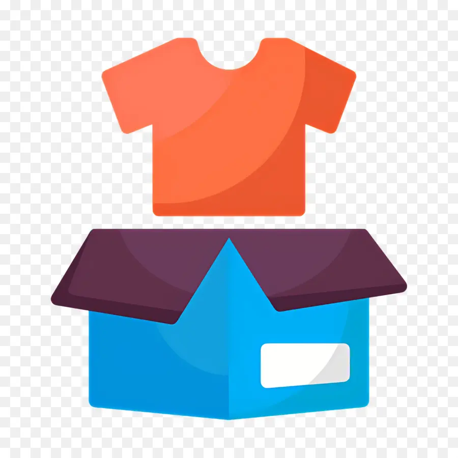 Caixa De Roupas，Camisa PNG