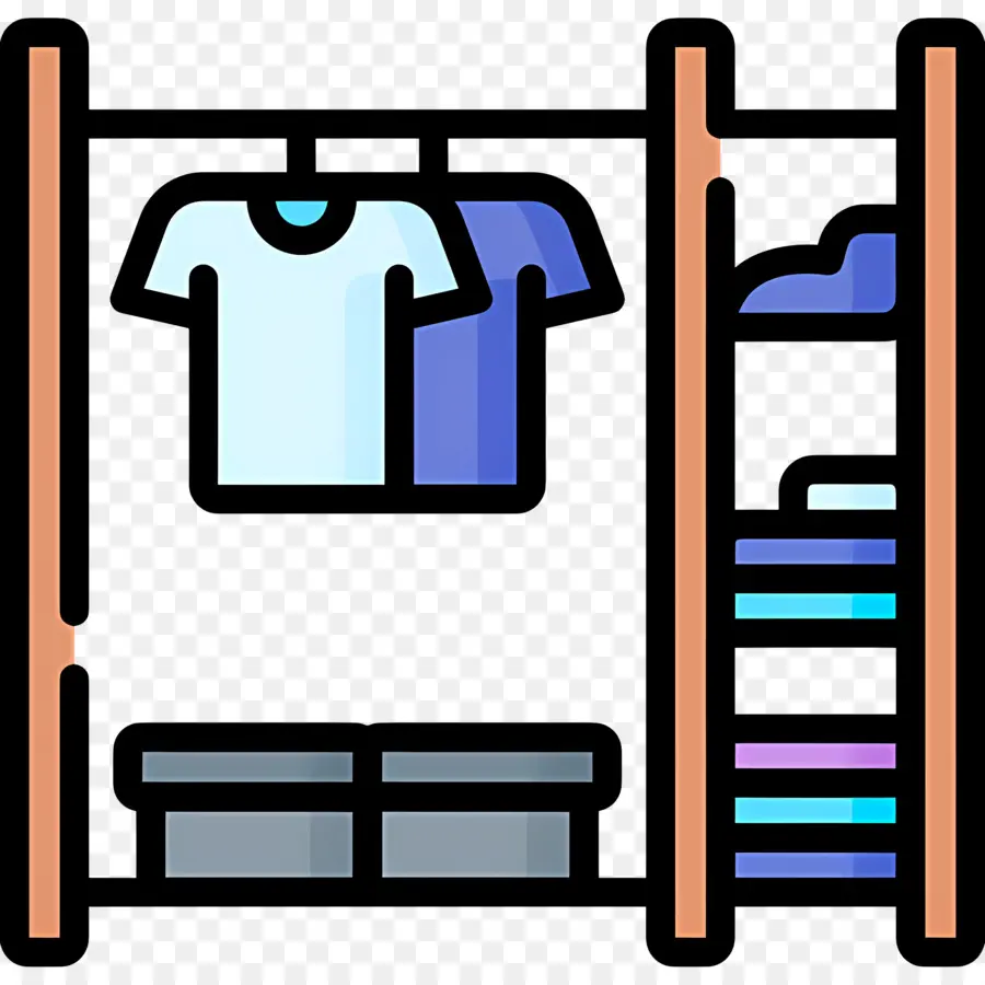 Armazenamento De Roupas，Guarda Roupa PNG