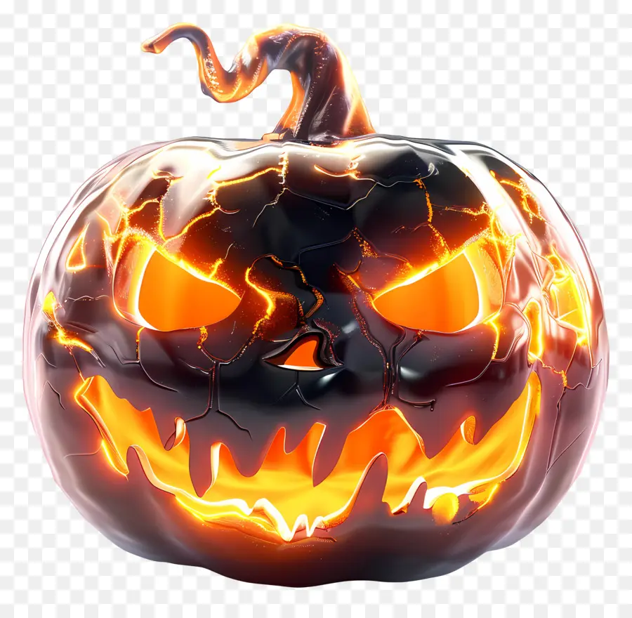 Abóbora De Halloween Brilhante，Jack O' Lantern PNG