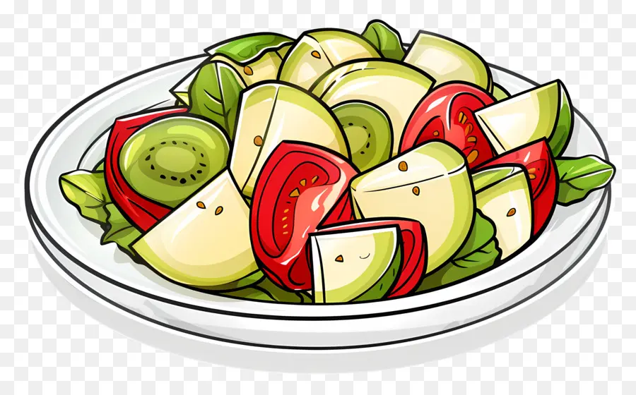 Salada Waldorf，Salada PNG