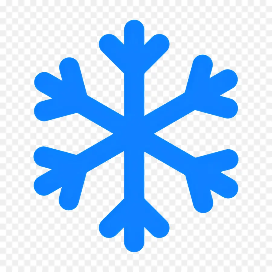 Floco De Neve，Floco De Neve Azul PNG