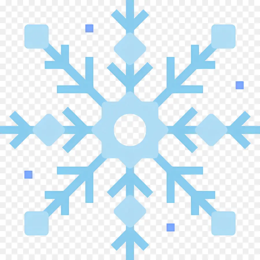 Floco De Neve，Floco De Neve Azul PNG