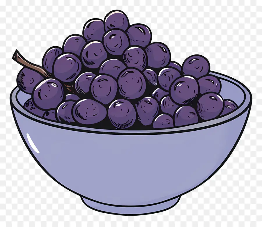 Tigela De Uvas，Uvas PNG