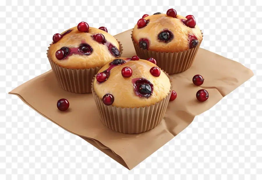 Muffins De Cranberry，Muffins PNG