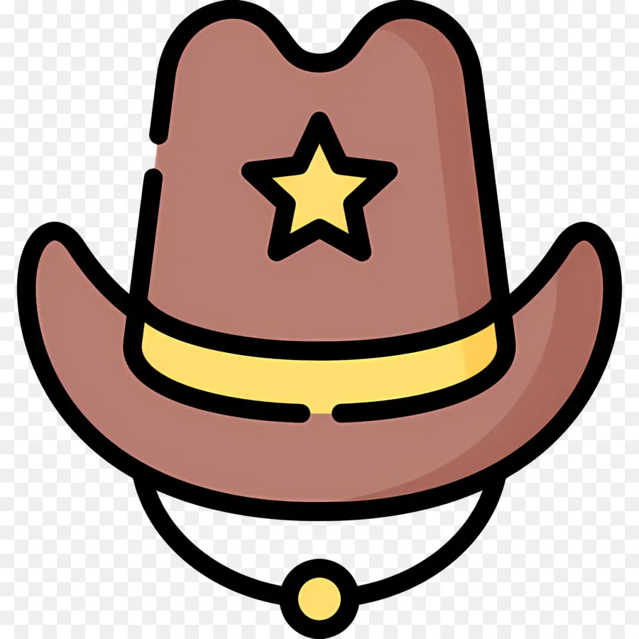 Chapéu De Cowboy，Chapéu De Xerife PNG