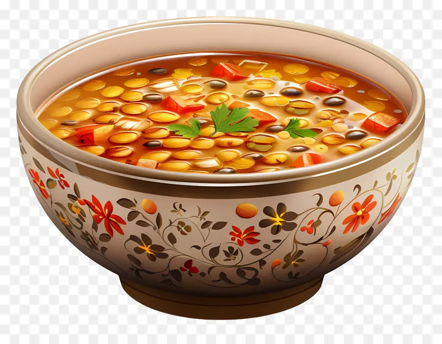 Sopa De Lentilha，Tigela De Sopa PNG