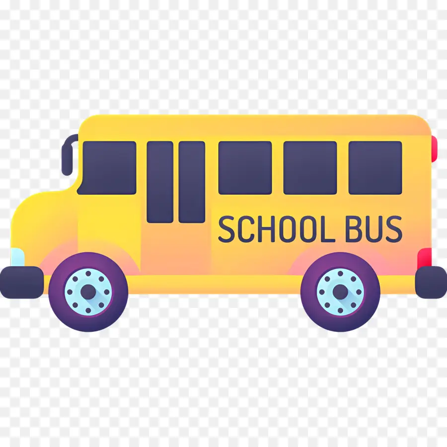 ônibus Escolar，Ônibus Escolar Amarelo PNG