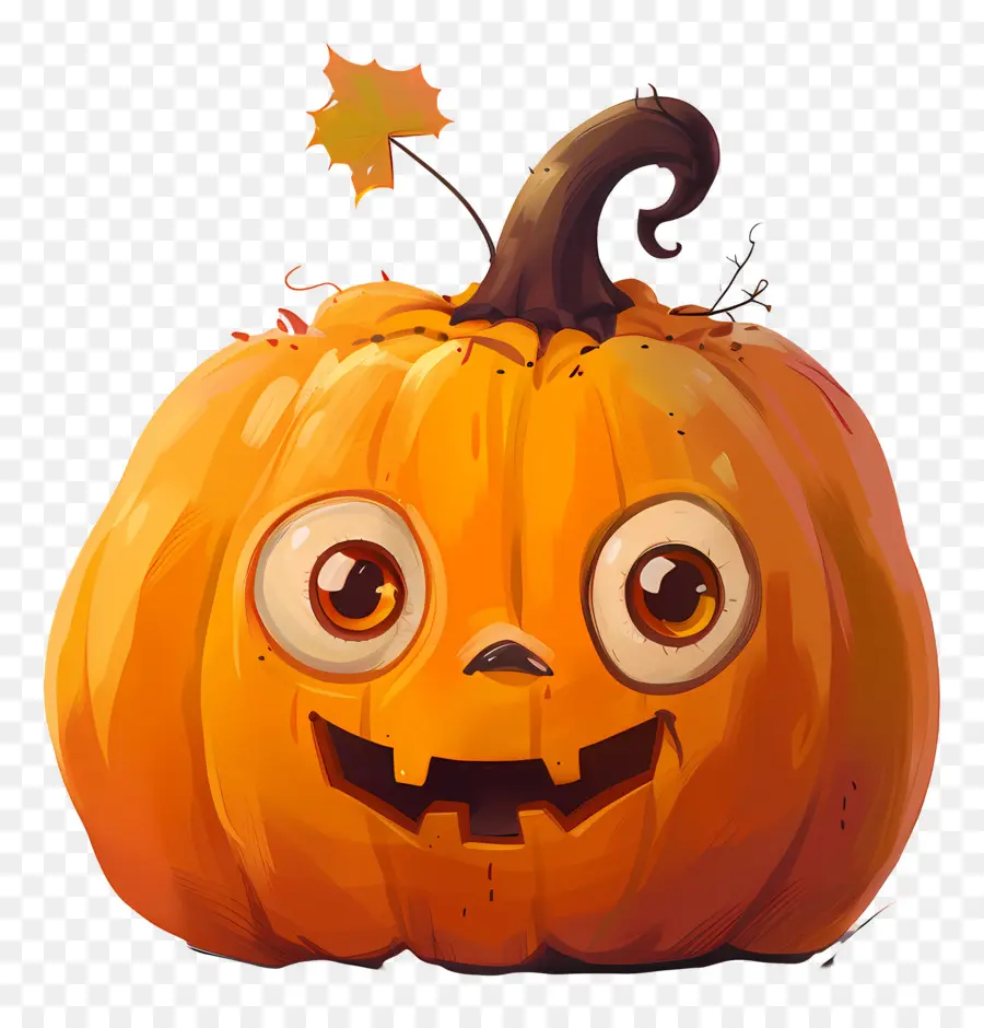 Linda Abóbora De Halloween，Abóbora Sorridente PNG