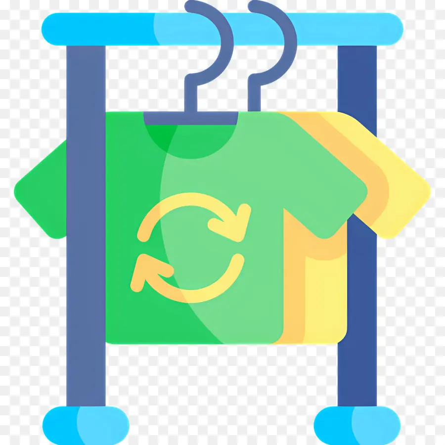 Roupas，Camisetas Verdes E Amarelas PNG