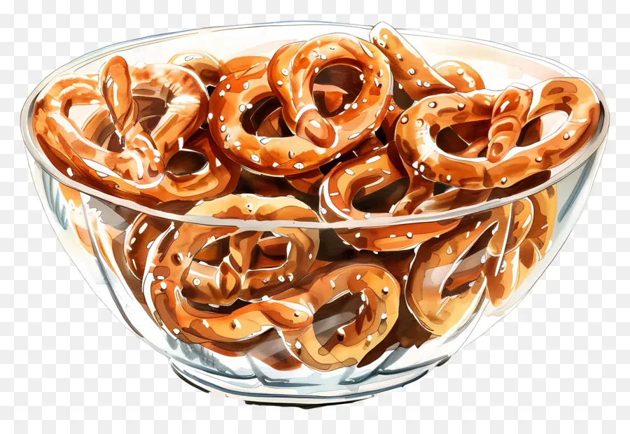 Tigela De Pretzels，Tigela De Pretzel PNG