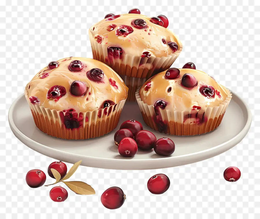 Muffins De Cranberry，Muffins PNG