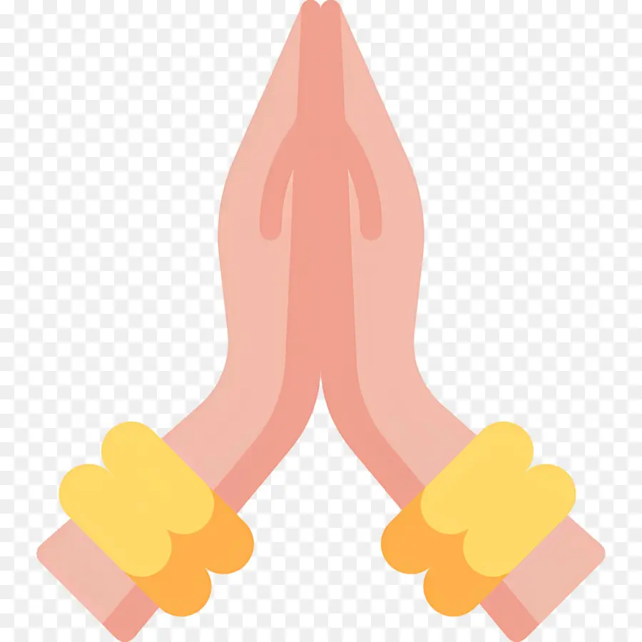 Namastê，Mãos Orando PNG