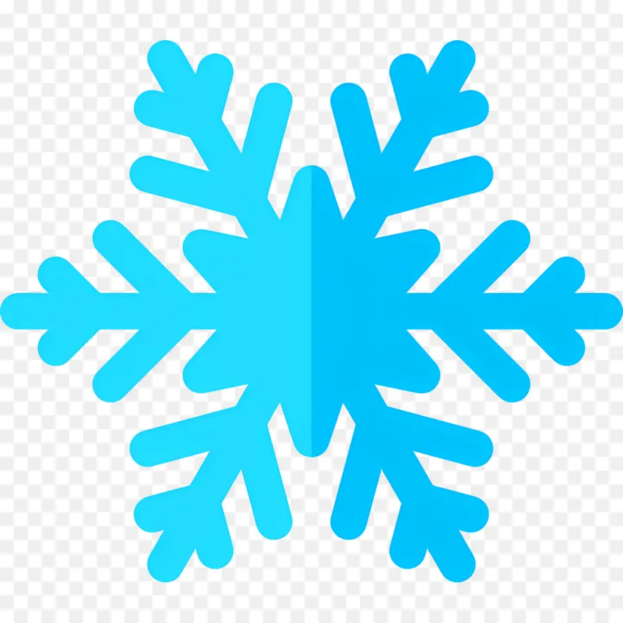 Floco De Neve，Floco De Neve Azul PNG