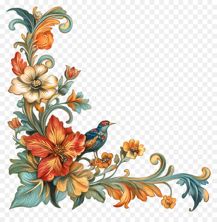 Canto，Canto Floral PNG