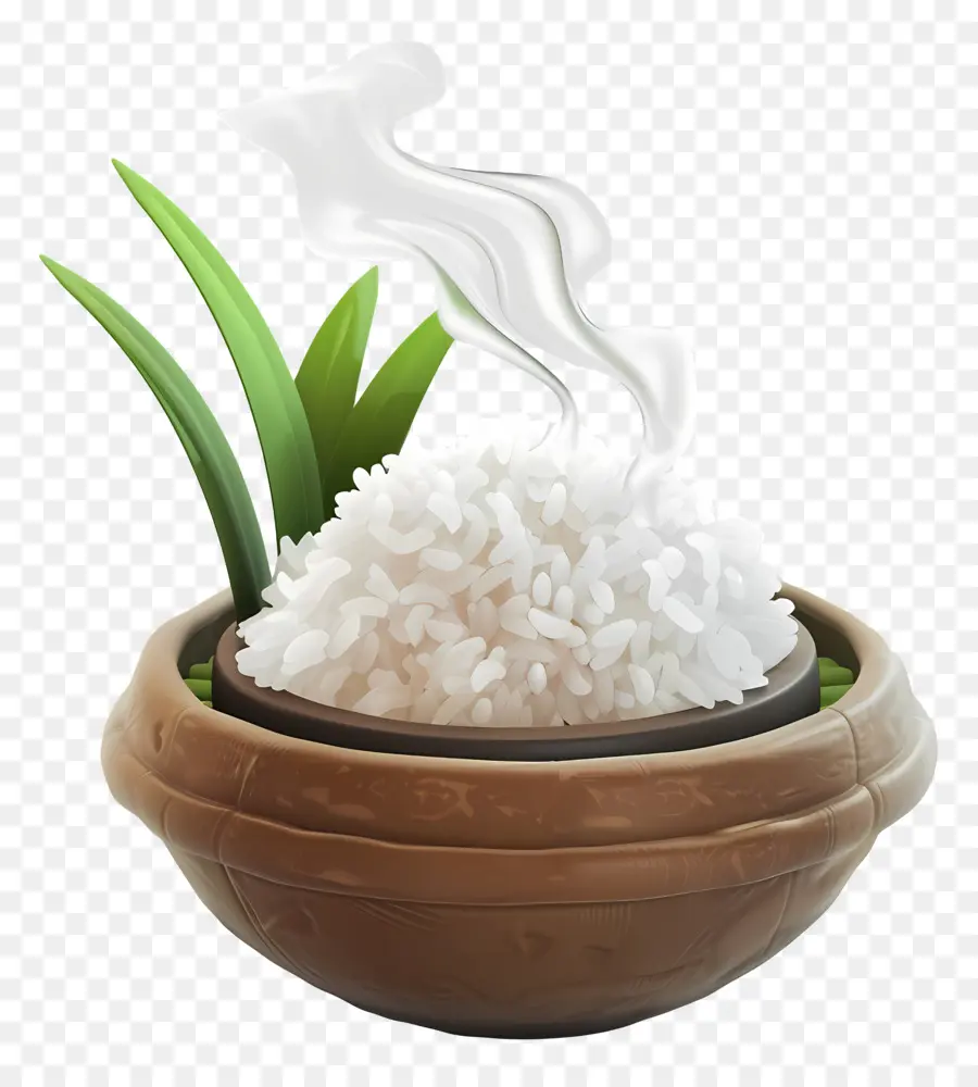 Arroz A Vapor，Arroz Fumegante PNG