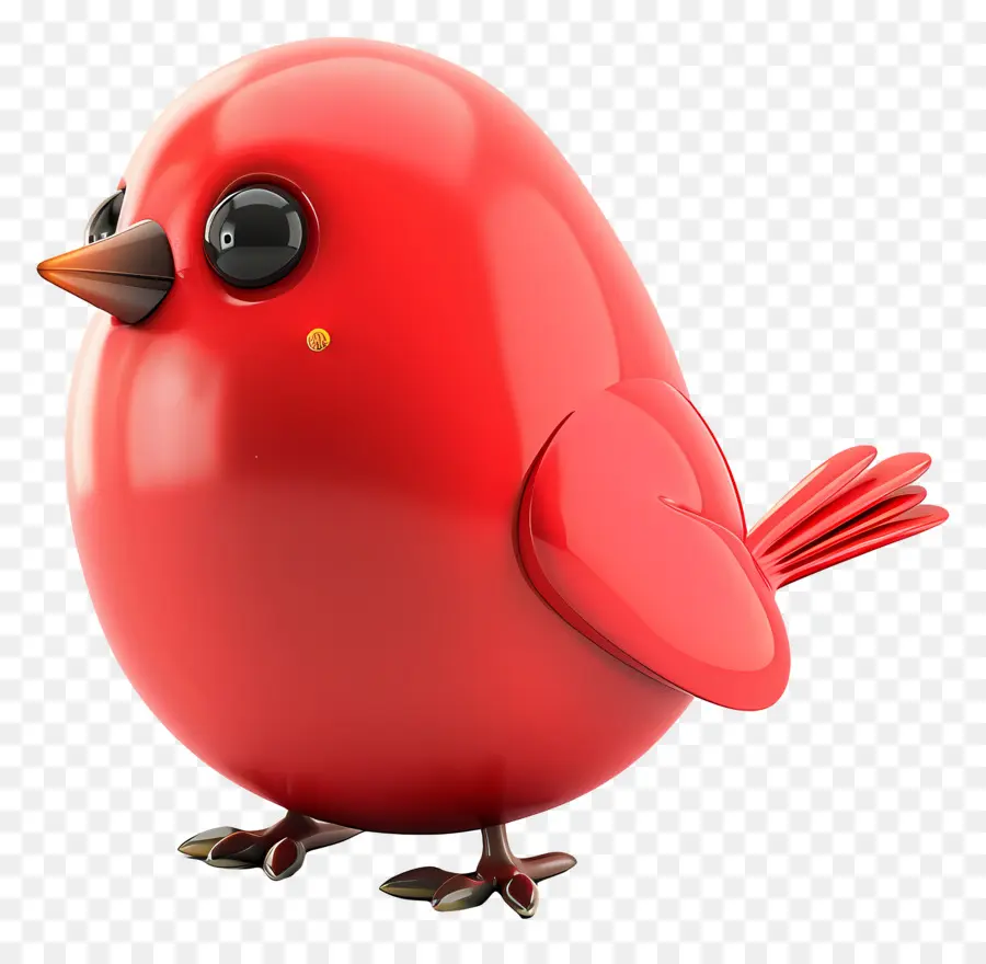 Pássaro Vermelho，Bonitinho PNG