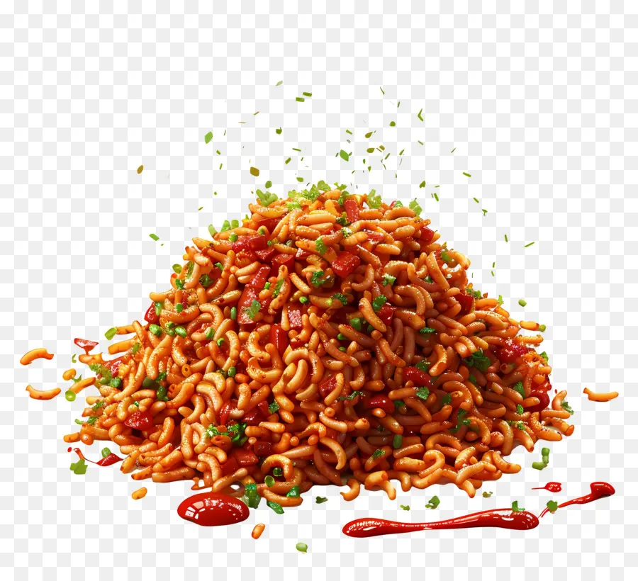 Arroz Jollof，Macarrão Picante PNG