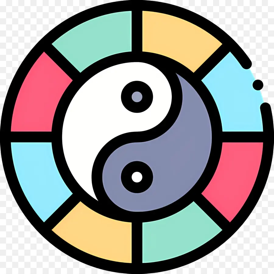 Yin Yang，Símbolo Yin Yang PNG