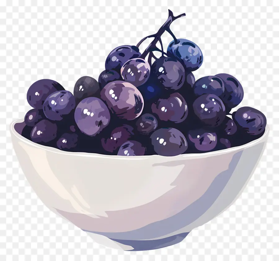 Tigela De Uvas，Uvas PNG