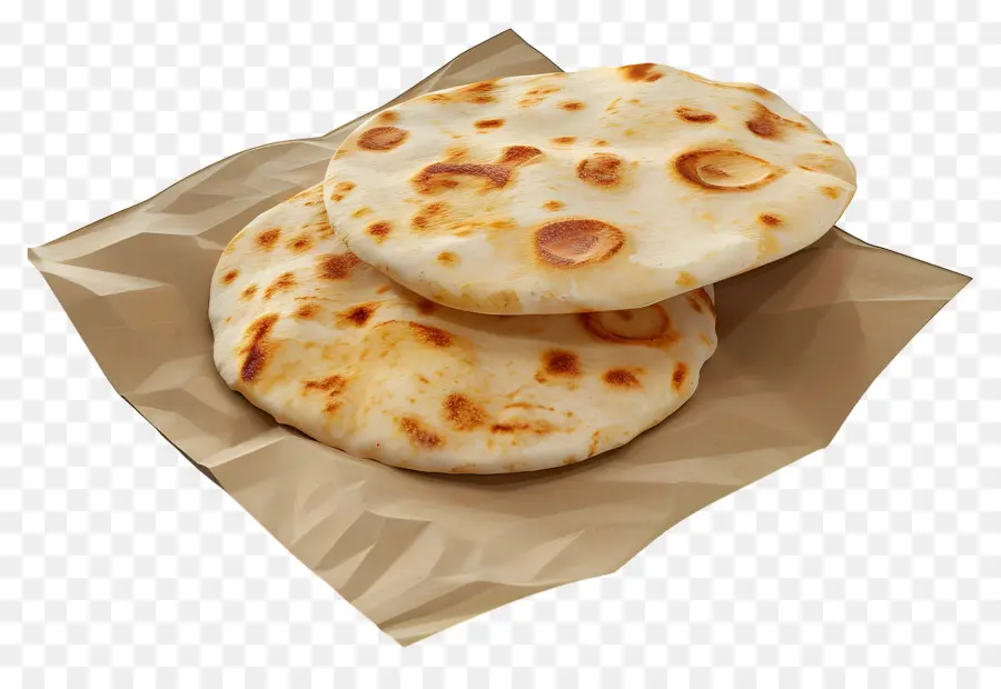 Pão Pita，Pão Achatado PNG