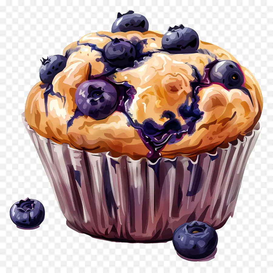 Muffin De Mirtilo，Mirtilo PNG