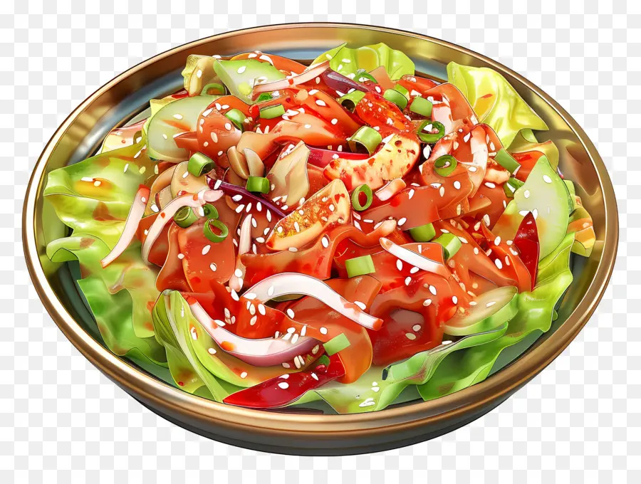 Salada De Kimchi Coreano，Salada PNG