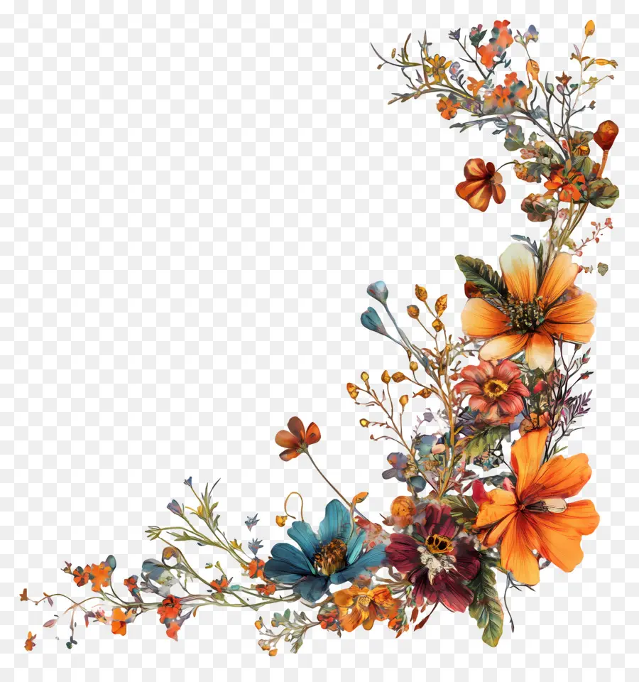 Canto Floral，Flores PNG