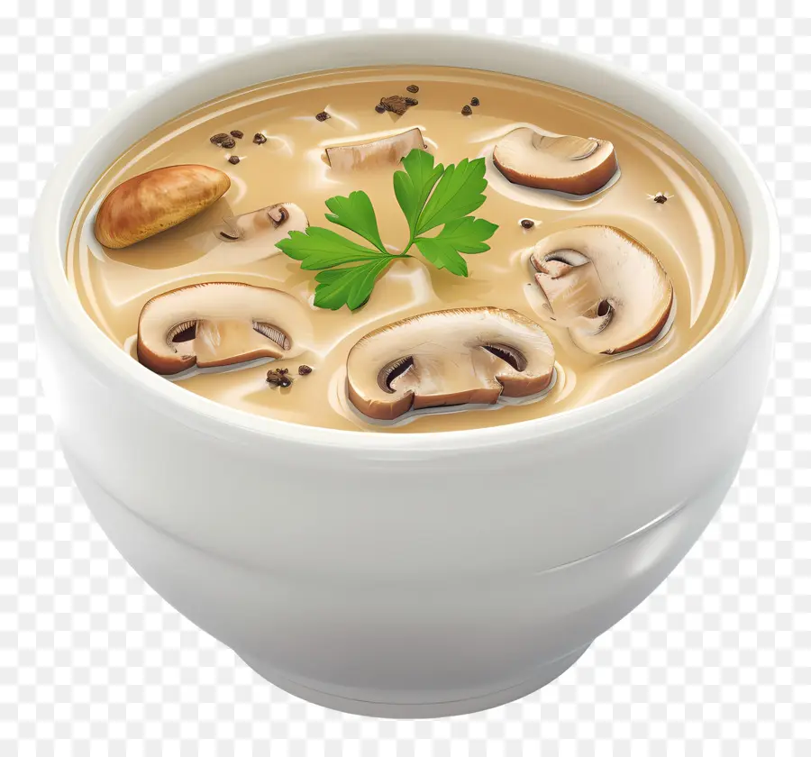 Sopa De Cogumelos，Tigela PNG