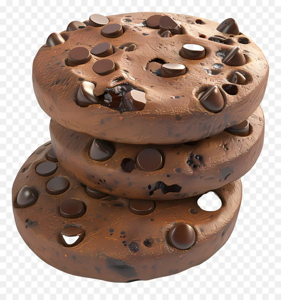 Biscoitos De Chocolate，Sobremesa PNG