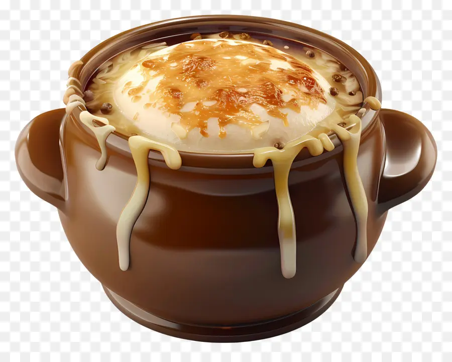 Sopa De Cebola Francesa，Queijo PNG