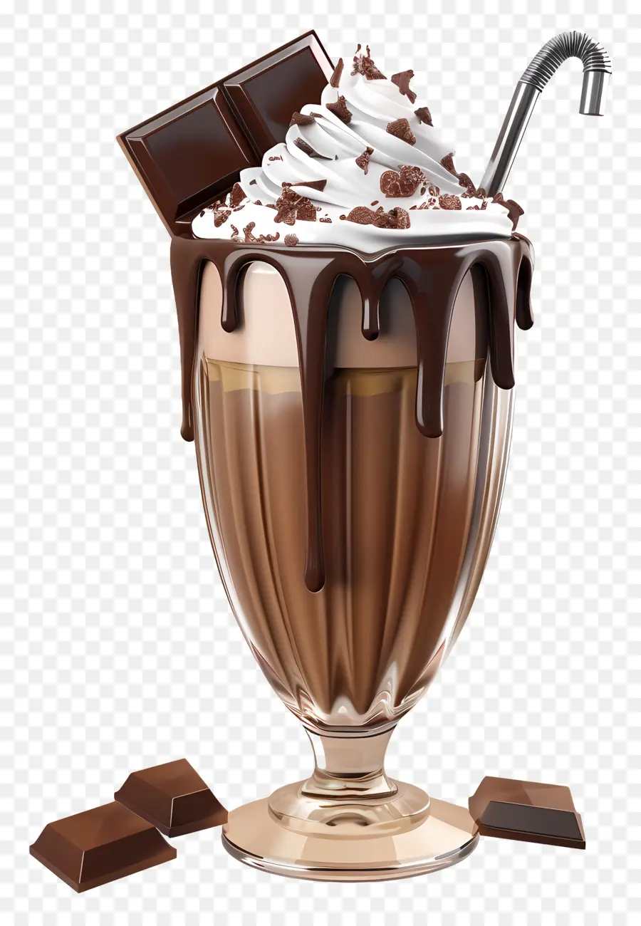 Batido De Chocolate，Sobremesa PNG