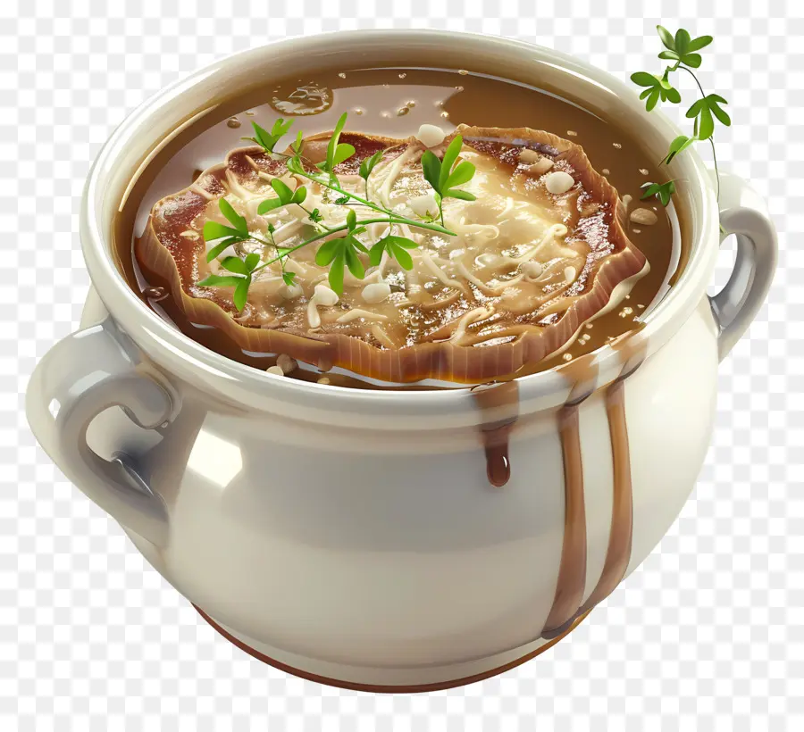 Sopa De Cebola Francesa，Sopa PNG