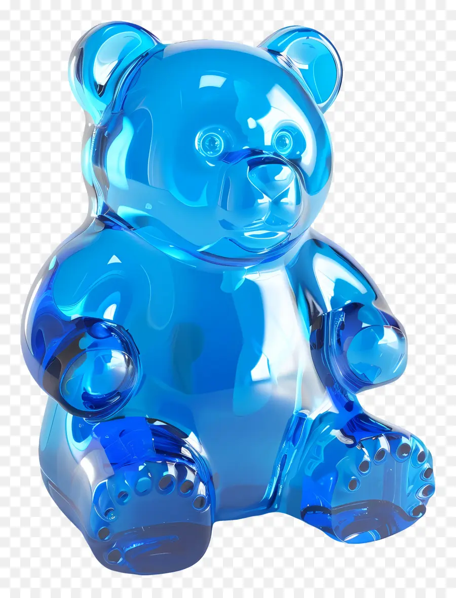 Ursinho De Goma，Urso Azul PNG