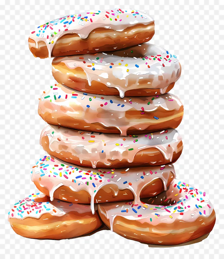 Pilha De Donuts，Donuts PNG