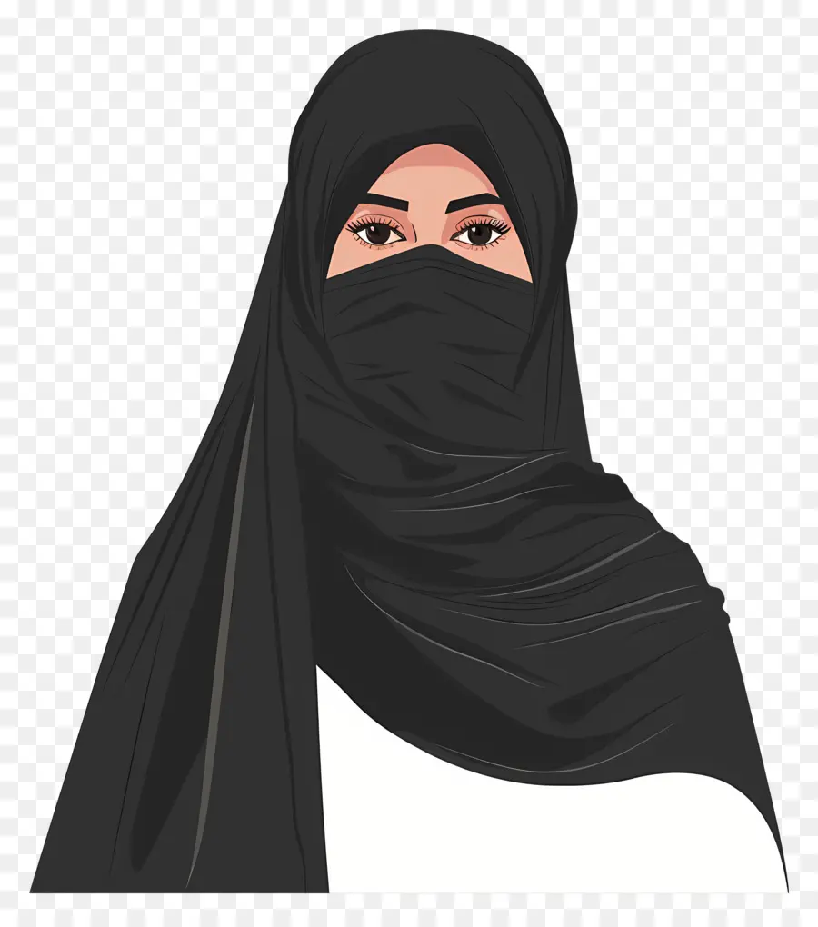 Mulher Em Niqab，Mulher Em Hijab PNG