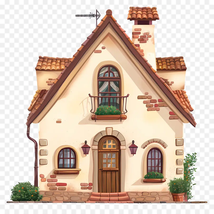 Pequena Casa Europeia，Casa PNG