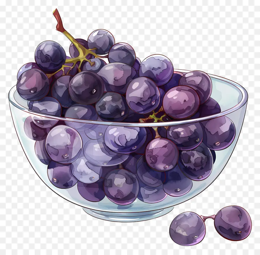 Tigela De Uvas，Uvas PNG