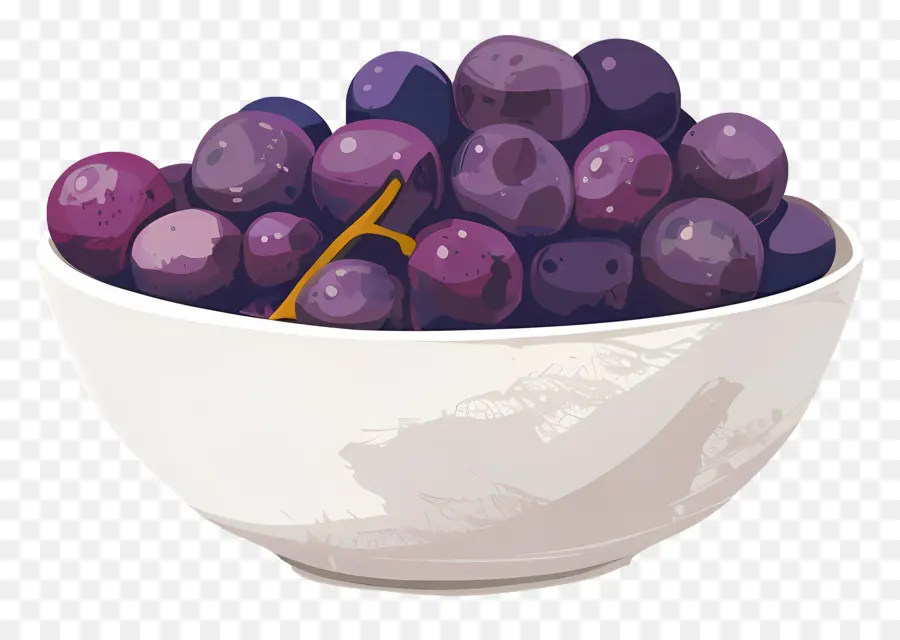 Tigela De Uvas，Uvas PNG