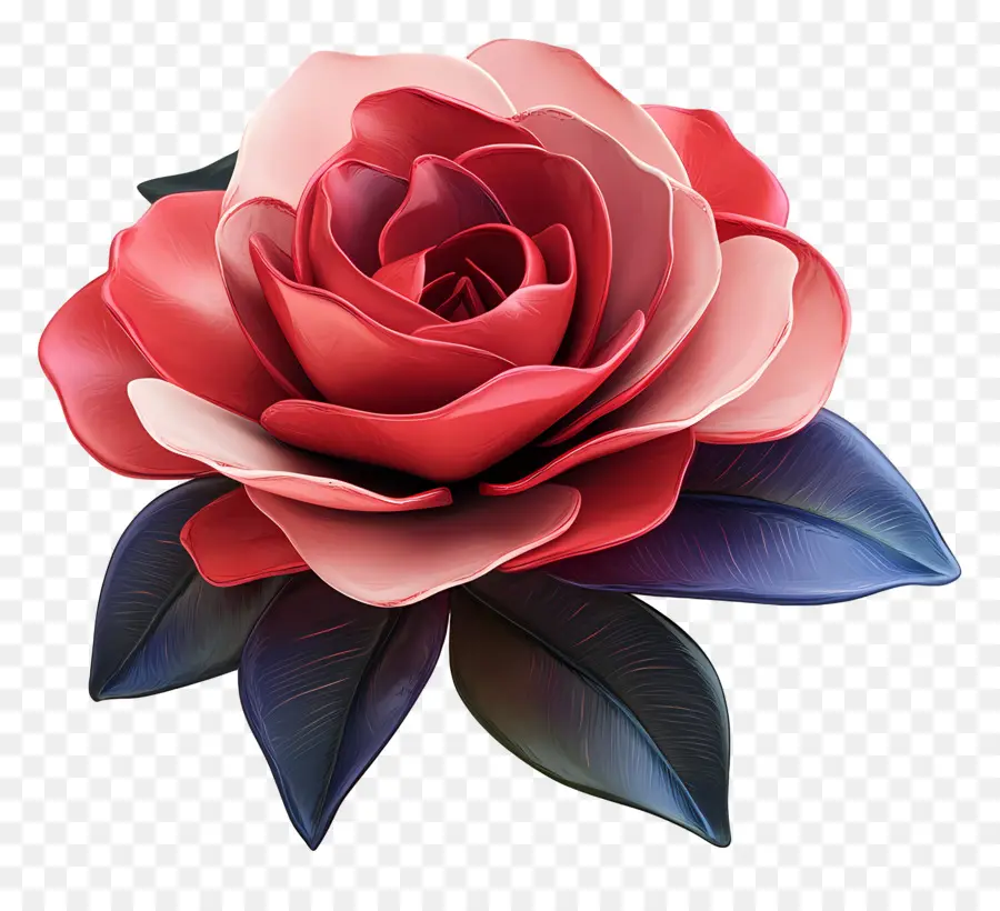 Flor De Pulso De Baile，Rosa Vermelha PNG