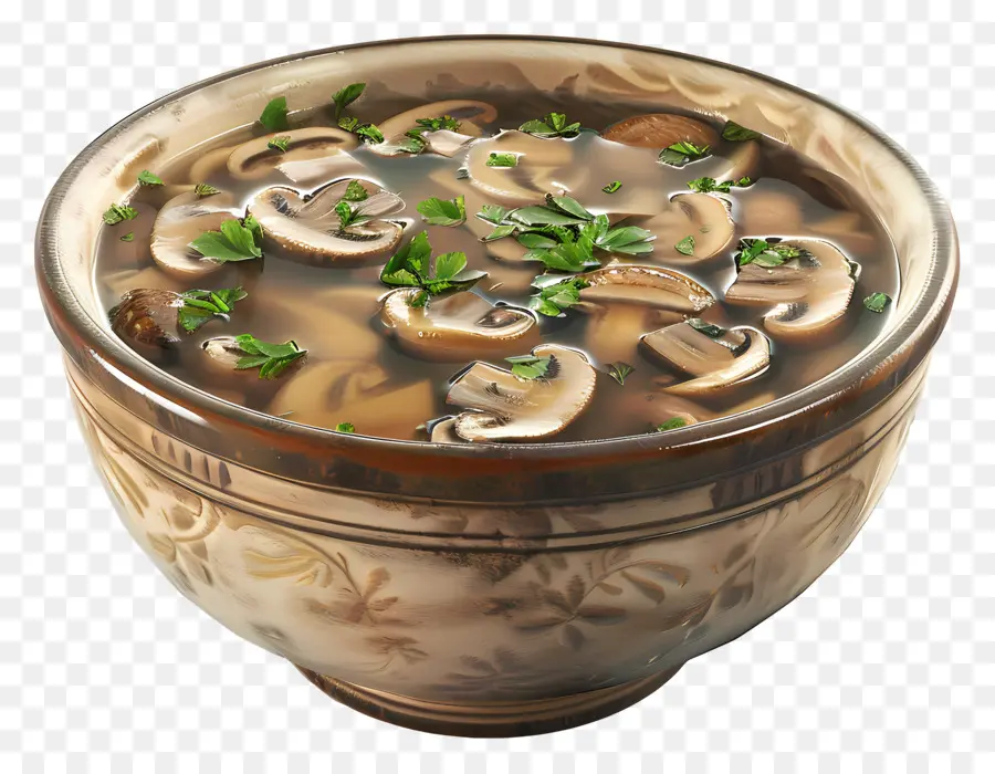 Sopa De Cogumelos，Tigela De Sopa PNG