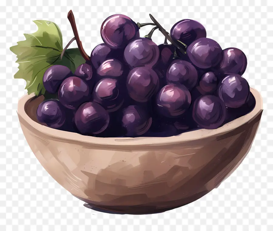 Tigela De Uvas，Uvas PNG