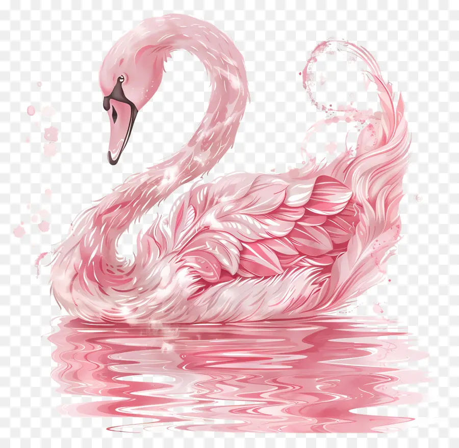 Cisne Rosa，Pássaro PNG