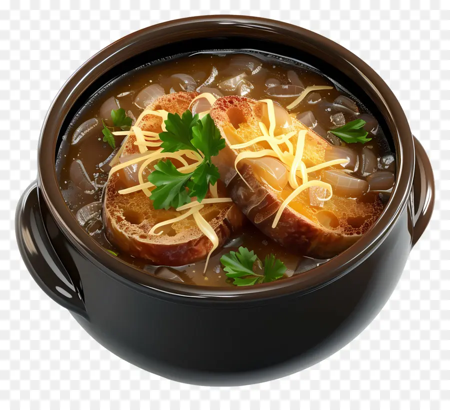 Sopa De Cebola Francesa，Sopa PNG