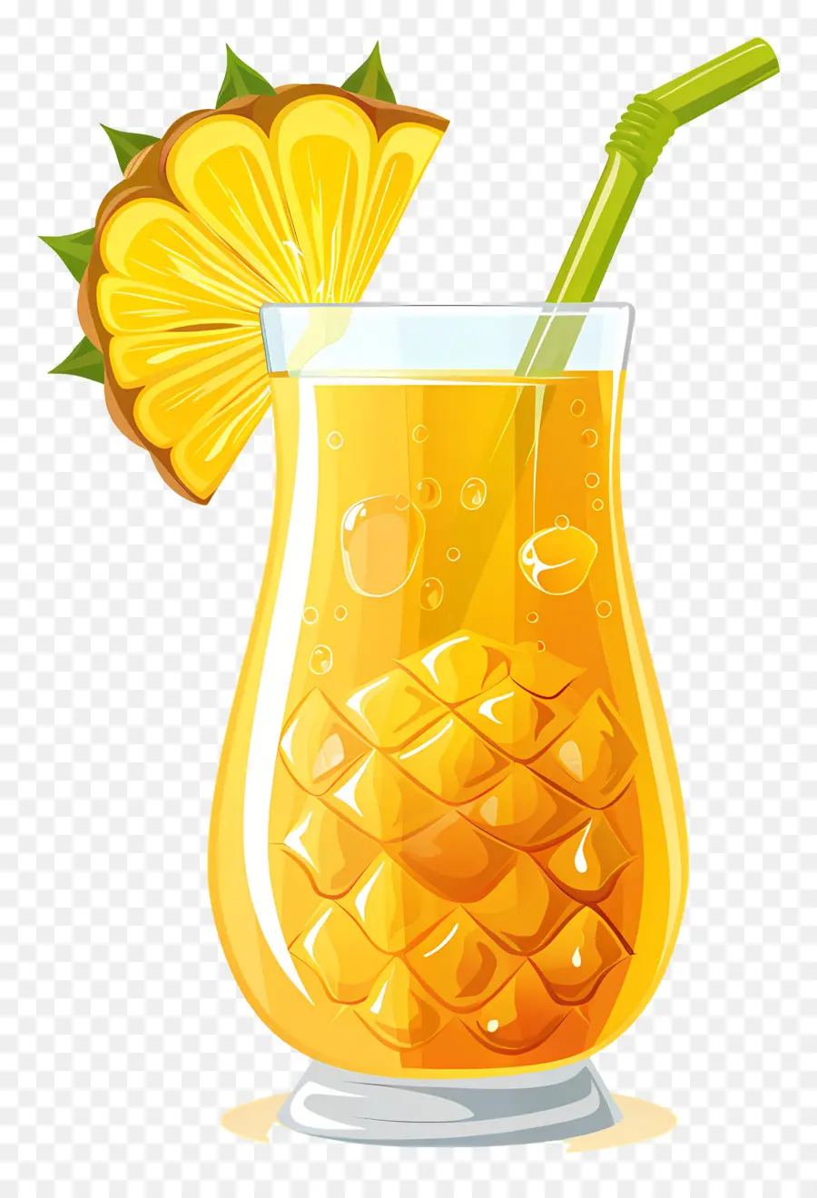 Suco De Abacaxi，Vidro PNG