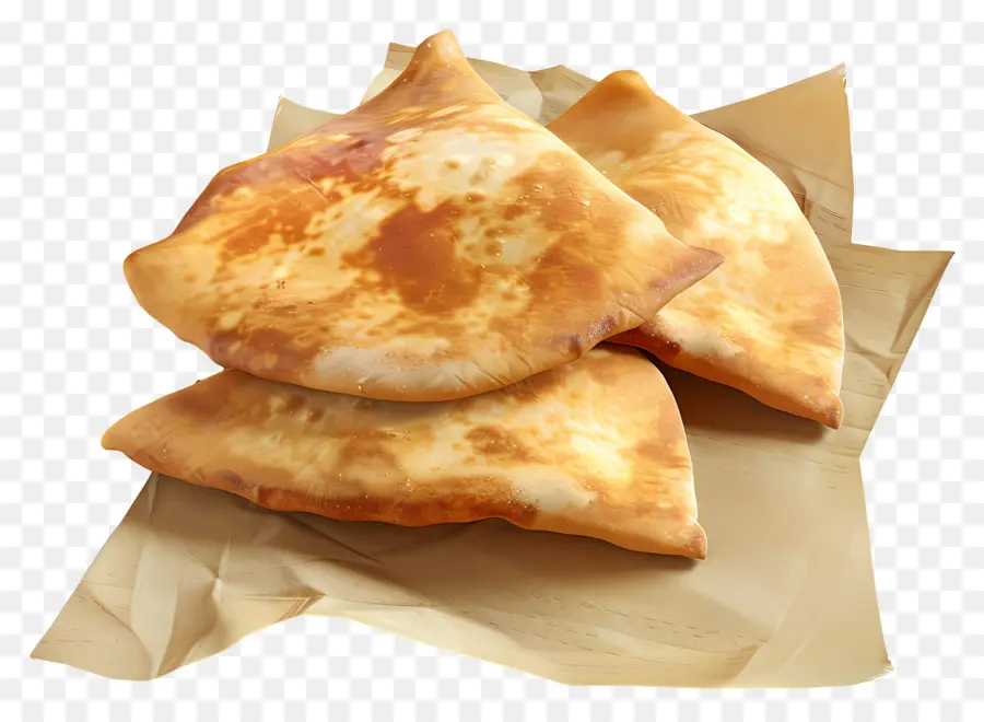 Pão Pita，Samosa PNG